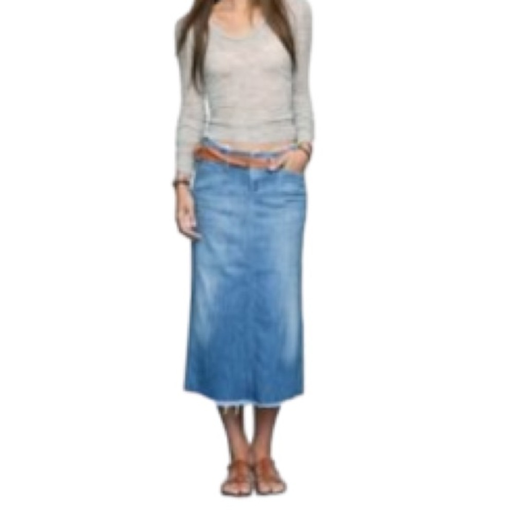 🎉HOST PICK🎉Citizens of Humanity by Jerome Dahan Sz 26 Ripped Waist Denim Skirt